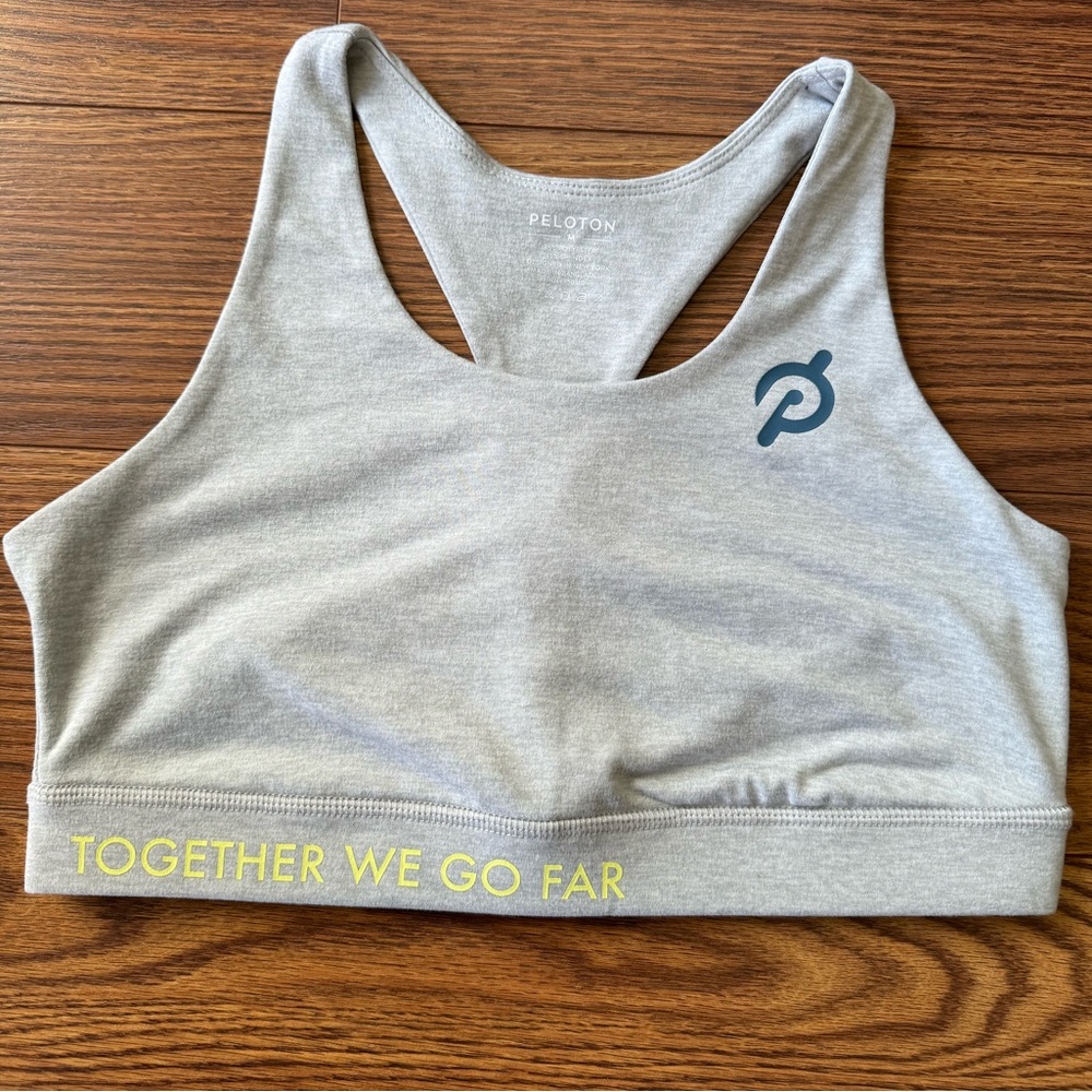 NWT Peloton heathered strappy sports bra